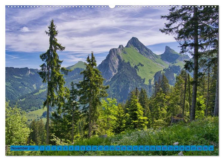 Produktbild: Frankreichs Alpenregionen (Wandkalender 2026 DIN A2 quer), CALVENDO Monatskalender