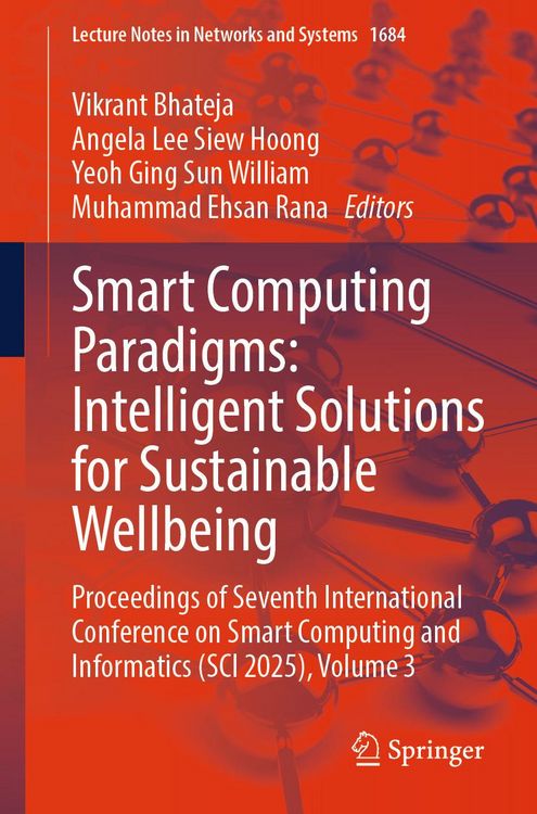 Produktbild: Smart Computing Paradigms: Intelligent Solutions for Sustainable Wellbeing