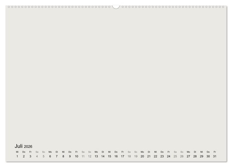 Produktbild: DIY Bastel-Kalender -Erdige Pastell Farben- Zum Selbstgestalten (hochwertiger Premium Wandkalender 2026 DIN A2 quer), Kunstdruck in Hochglanz