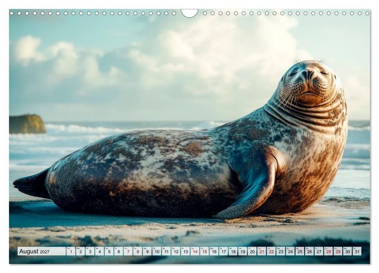 Produktbild: Faszination Robben - Zwischen Wellen und Weite (Wandkalender 2027 DIN A3 quer), CALVENDO Monatskalender