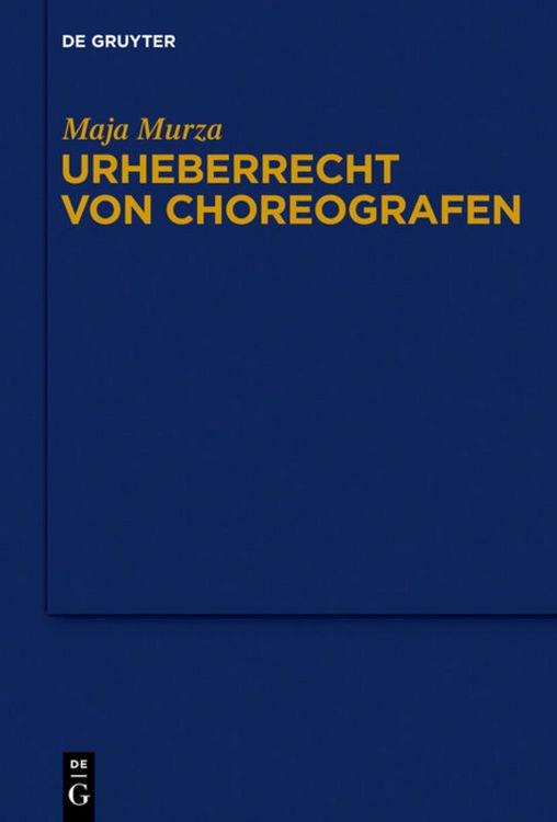Produktbild: Urheberrecht von Choreografen