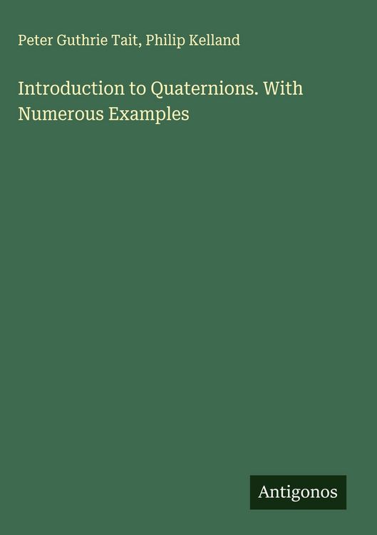 Produktbild: Introduction to Quaternions. With Numerous Examples