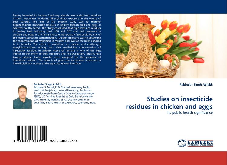 Produktbild: Studies on insecticide residues in chicken and eggs