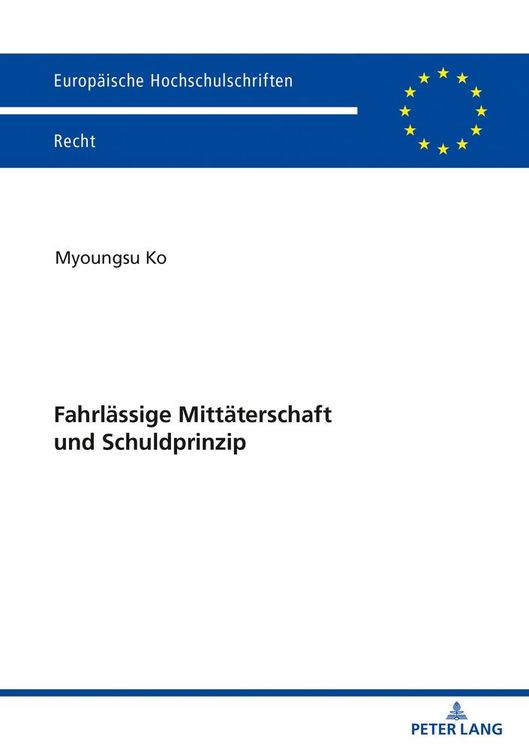 Produktbild: Fahrl&auml;ssige Mitt&auml;terschaft und Schuldprinzip