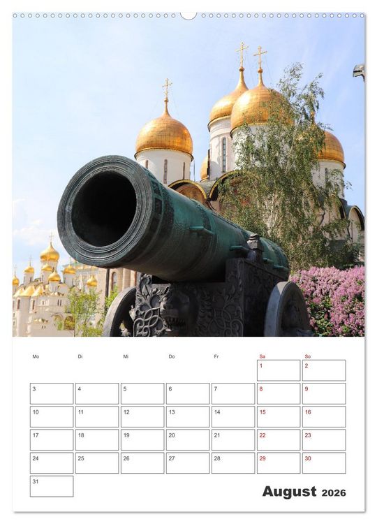 Produktbild: Russland - Terminplaner (hochwertiger Premium Wandkalender 2026 DIN A2 hoch), Kunstdruck in Hochglanz