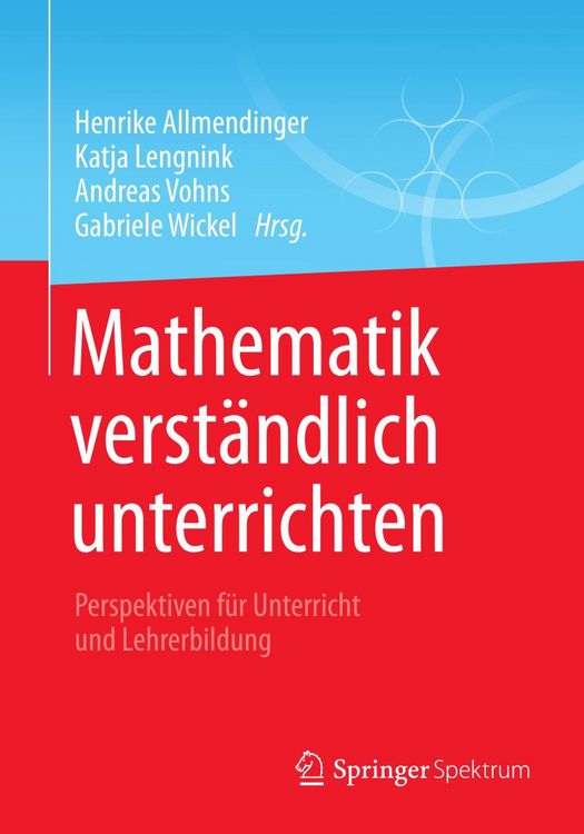 Produktbild: Mathematik verst&auml;ndlich unterrichten