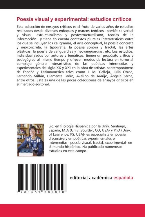 Produktbild: Poes&iacute;a visual y experimental: estudios cr&iacute;ticos