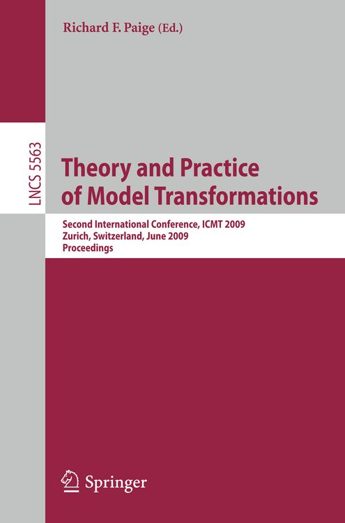 Produktbild: Theory and Practice of Model Transformations