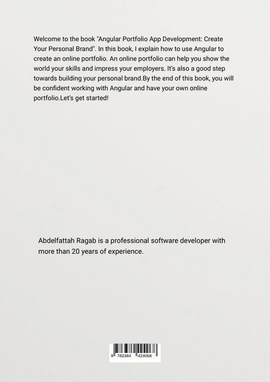 Produktbild: Angular Portfolio App Development