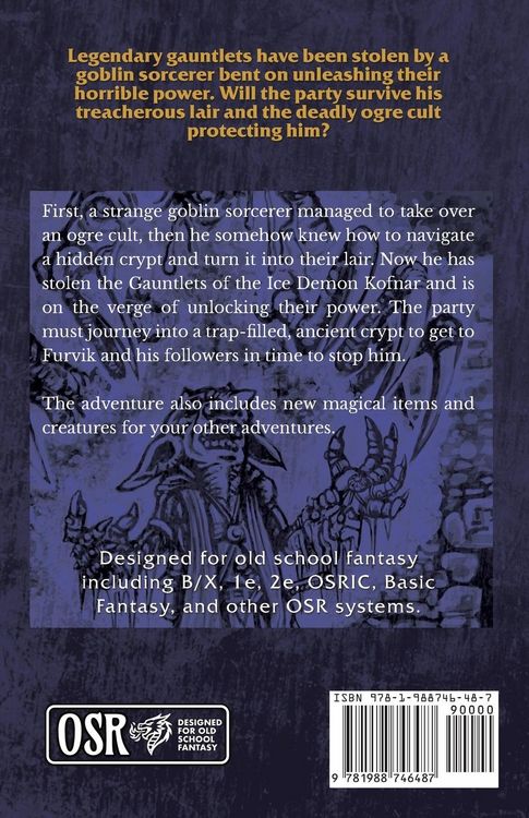 Produktbild: Wondrous and Perilous(TM) Adventures Furvik's Destiny, for Old School Fantasy