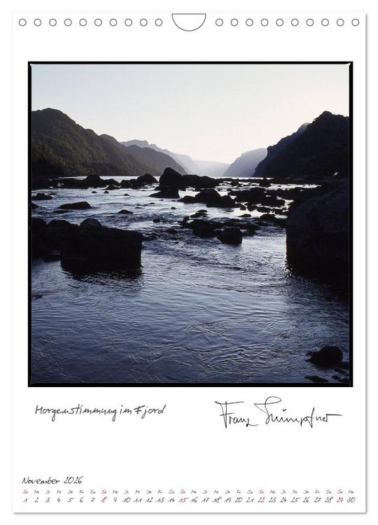 Produktbild: Norwegen analog (Wandkalender 2026 DIN A4 hoch), CALVENDO Monatskalender