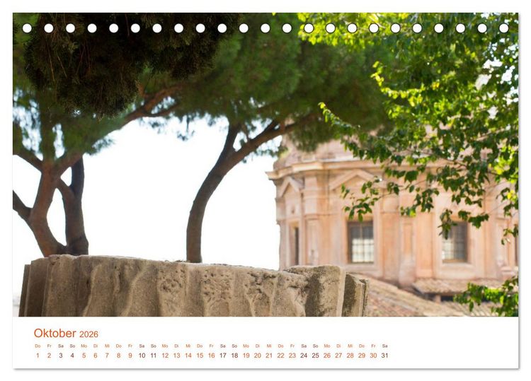 Produktbild: Rom (Tischkalender 2026 DIN A5 quer), CALVENDO Monatskalender