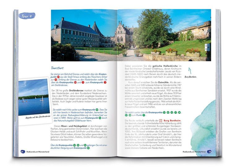 Produktbild: BVA RadLandLust M&uuml;nsterland, 32 Lieblingstouren mit Knotenpunkten