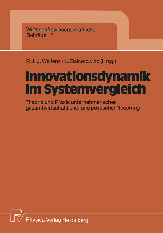 Produktbild: Innovationsdynamik im Systemvergleich