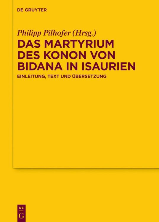 Produktbild: Das Martyrium des Konon von Bidana in Isaurien