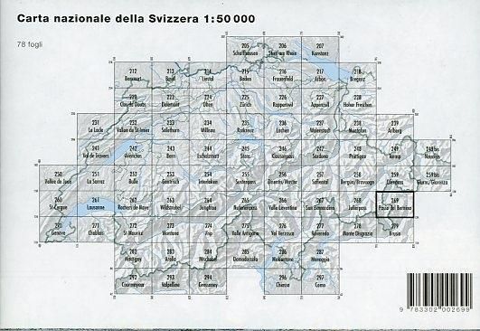 Produktbild: Swisstopo 1 : 50 000 Passo del Bernina