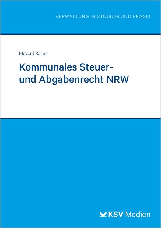 Produktbild: Kommunales Steuer- und Abgabenrecht NRW