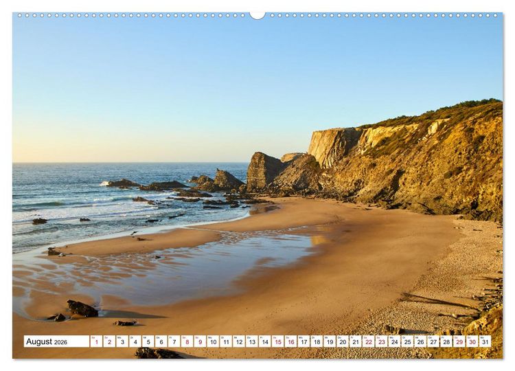 Produktbild: Algarve - Die wilde Westk&uuml;ste Costa Vicentina (hochwertiger Premium Wandkalender 2026 DIN A2 quer), Kunstdruck in Hochglanz