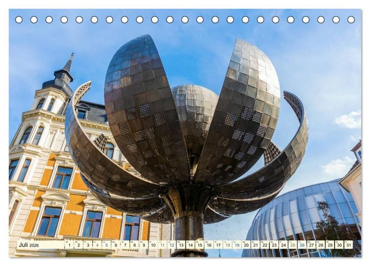Produktbild: Aachen - die Kaiserstadt am Dreil&auml;ndereck (Tischkalender 2026 DIN A5 quer), CALVENDO Monatskalender