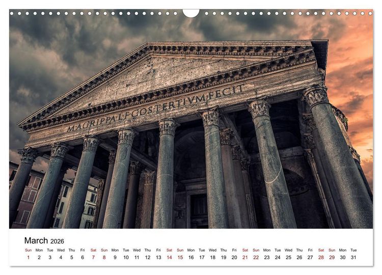 Produktbild: Wonders of Rome (Wall Calendar 2026 DIN A3 landscape), CALVENDO 12 Month Wall Calendar
