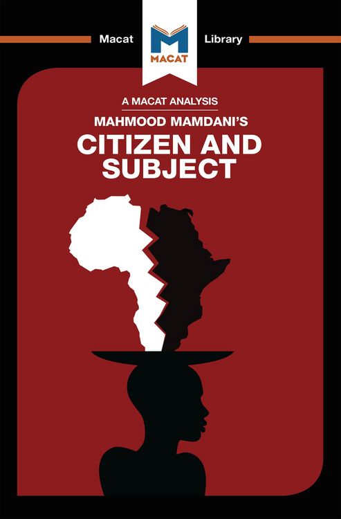 Produktbild: An Analysis of Mahmood Mamdani's Citizen and Subject