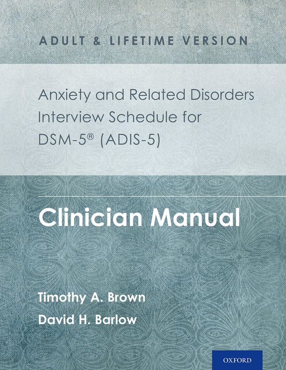 Produktbild: Anxiety and Related Disorders Interview Schedule for DSM-5&reg; (ADIS-5) - Adult and Lifetime Version