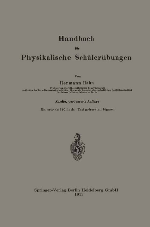 Produktbild: Handbuch f&uuml;r Physikalische Sch&uuml;ler&uuml;bungen