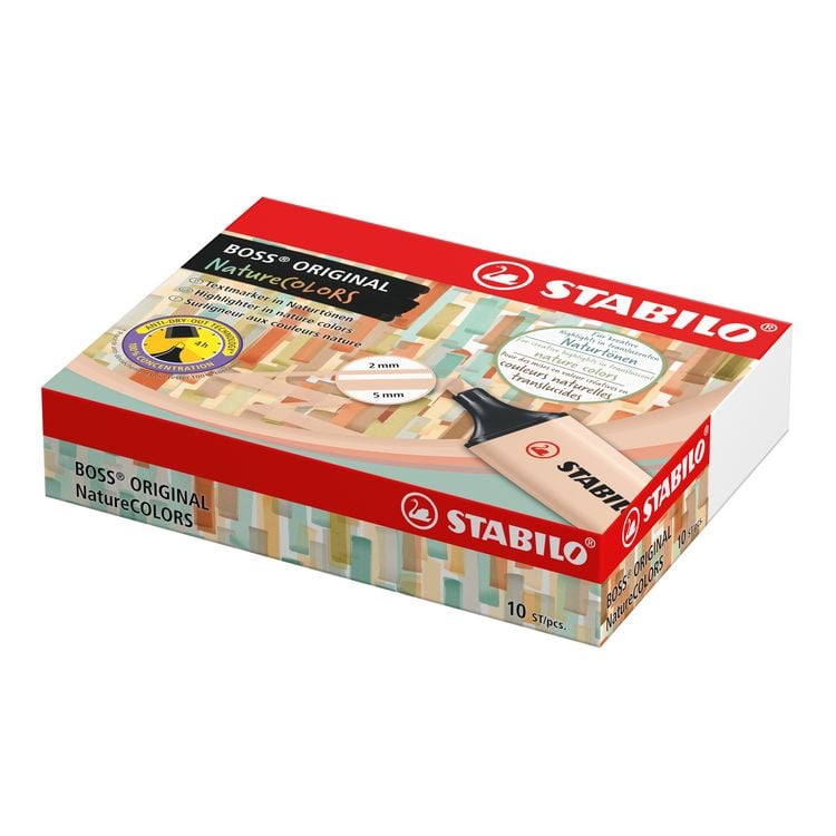 Produktbild: STABILO&reg; BOSS&reg; Textmarker Original Nature Colors, warmgrau