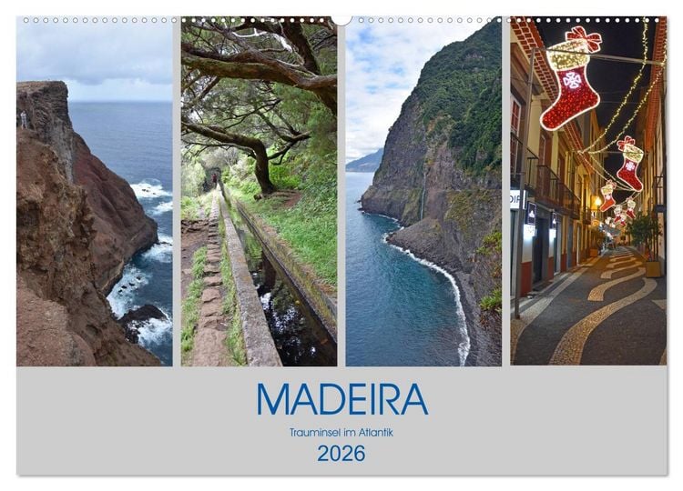 Produktbild: MADEIRA, Trauminsel im Atlantik (Wandkalender 2026 DIN A2 quer), CALVENDO Monatskalender