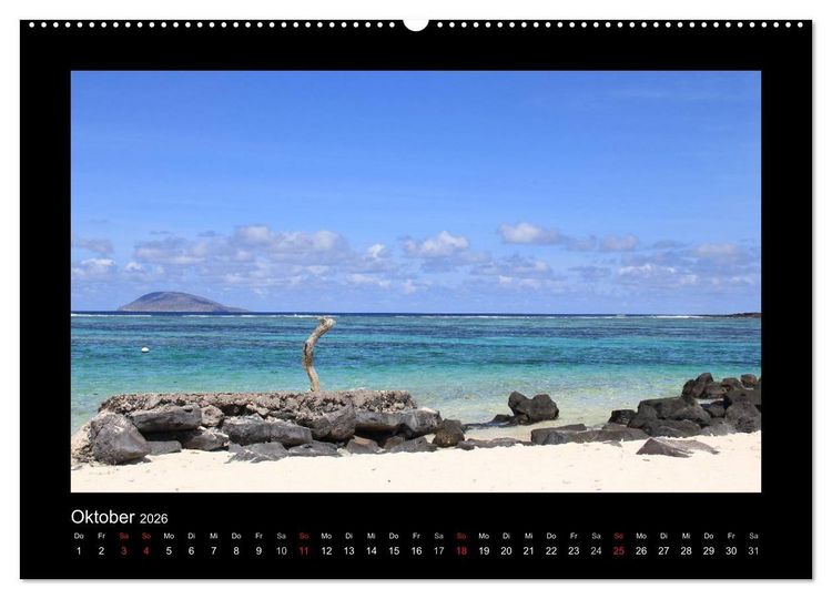 Produktbild: Mauritius - traumhaft und unvergesslich (hochwertiger Premium Wandkalender 2026 DIN A2 quer), Kunstdruck in Hochglanz
