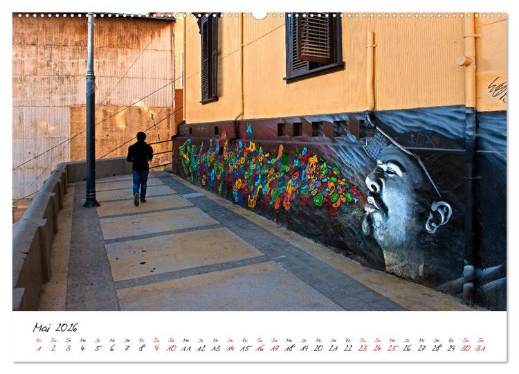 Produktbild: Die Farben von Valpara&iacute;so (hochwertiger Premium Wandkalender 2026 DIN A2 quer), Kunstdruck in Hochglanz
