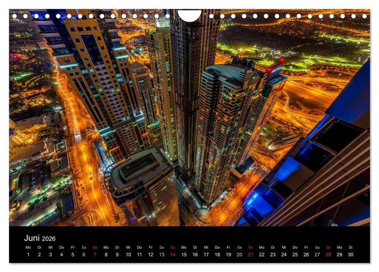 Produktbild: Dubai in Bildern (Wandkalender 2026 DIN A4 quer), CALVENDO Monatskalender