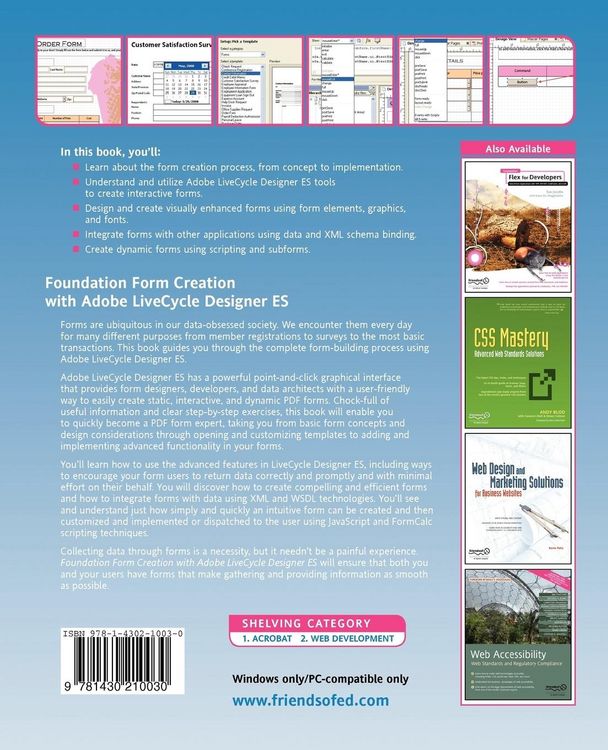 Produktbild: Foundation Form Creation with Adobe LiveCycle Designer ES