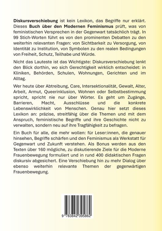 Produktbild: Diskursverschiebung - Das Lexikon des Modernden Feminismus
