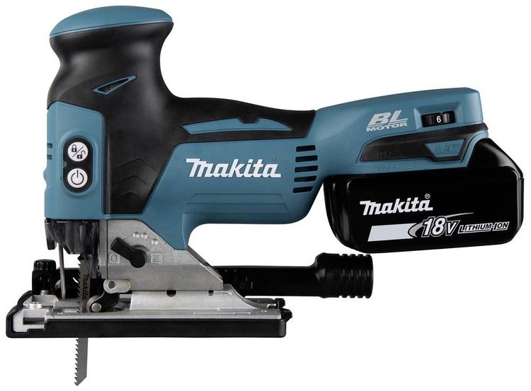 Produktbild: Makita Akku-Pendelhubstichs&auml;ge DJV181RTJ inkl. Akku, inkl. Ladeger&auml;t, inkl. Koffer 18 V 5.0 Ah Anzahl mitgelieferte Akkus 1