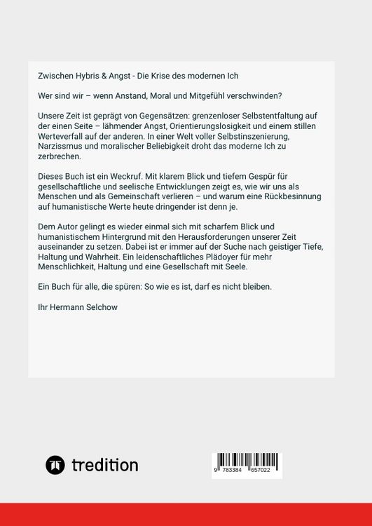 Produktbild: Zwischen Hybris & Angst: Die Krise des modernen Ich Band I
