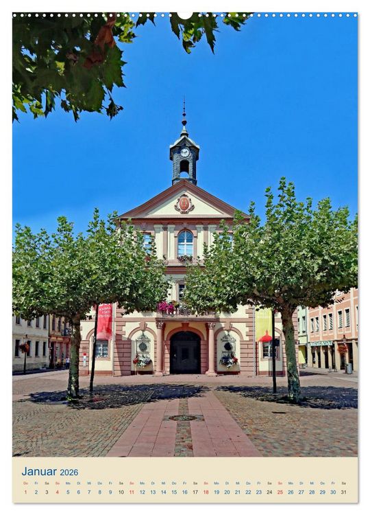 Produktbild: RASTATT (Wandkalender 2026 DIN A2 hoch), CALVENDO Monatskalender