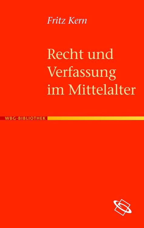 Produktbild: Recht und Verfassung im Mittelalter
