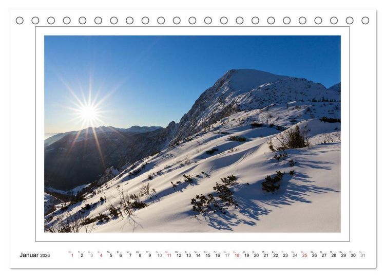 Produktbild: Rund um den Watzmann (Tischkalender 2026 DIN A5 quer), CALVENDO Monatskalender
