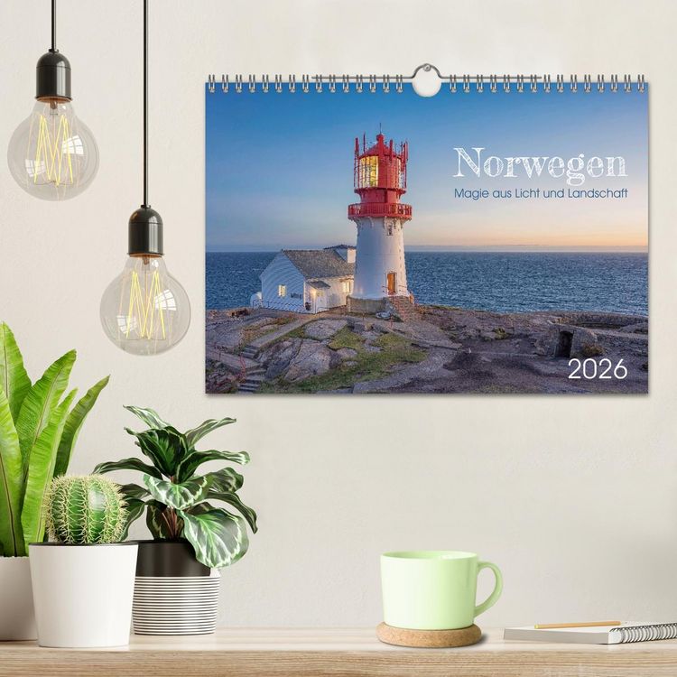 Produktbild: Norwegen - Magie aus Licht und Landschaft (Wandkalender 2026 DIN A4 quer), CALVENDO Monatskalender
