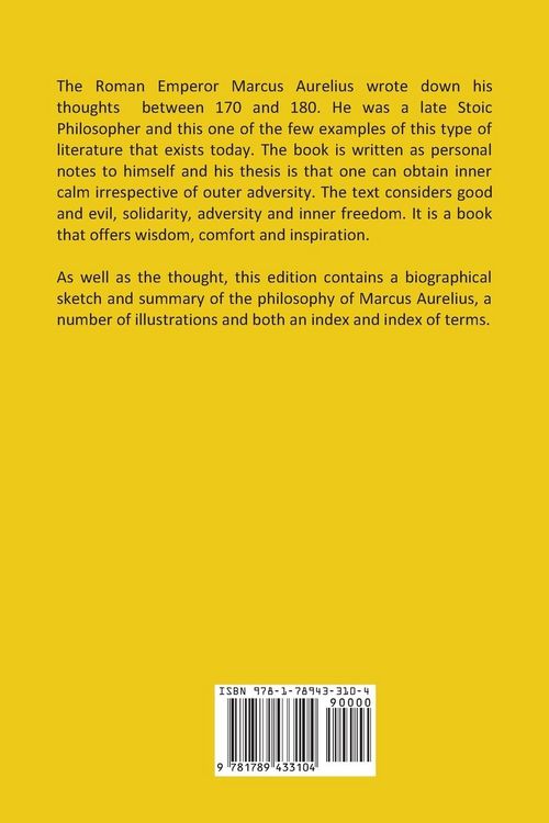 Produktbild: The Thoughts (Meditations) of the Emperor Marcus Aurelius Antoninus - with biographical sketch, philosophy of, illustrations, index and index of terms