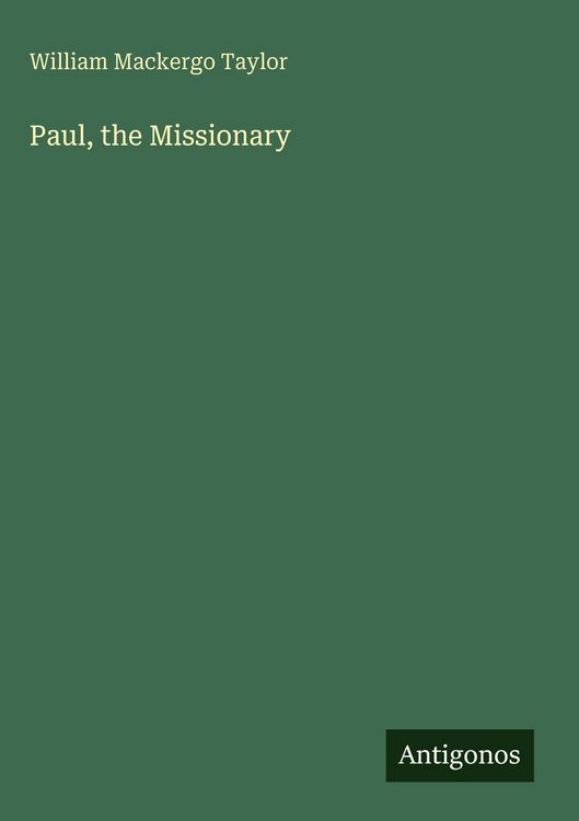 Produktbild: Paul, the Missionary