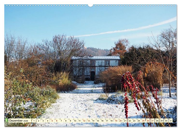 Produktbild: Der Hermannshof Das Parkjuwel in Weinheim an der Bergstra&szlig;e (hochwertiger Premium Wandkalender 2026 DIN A2 quer), Kunstdruck in Hochglanz