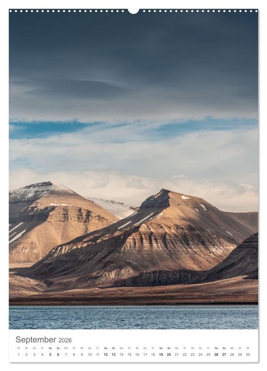 Produktbild: Die Arktis - Naturfotografien aus Spitzbergen (hochwertiger Premium Wandkalender 2026 DIN A2 hoch), Kunstdruck in Hochglanz