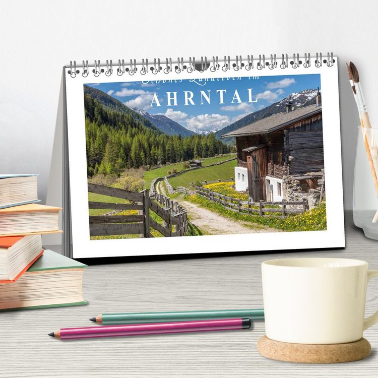 Produktbild: Sch&ouml;nes Landleben im Ahrntal (Tischkalender 2026 DIN A5 quer), CALVENDO Monatskalender