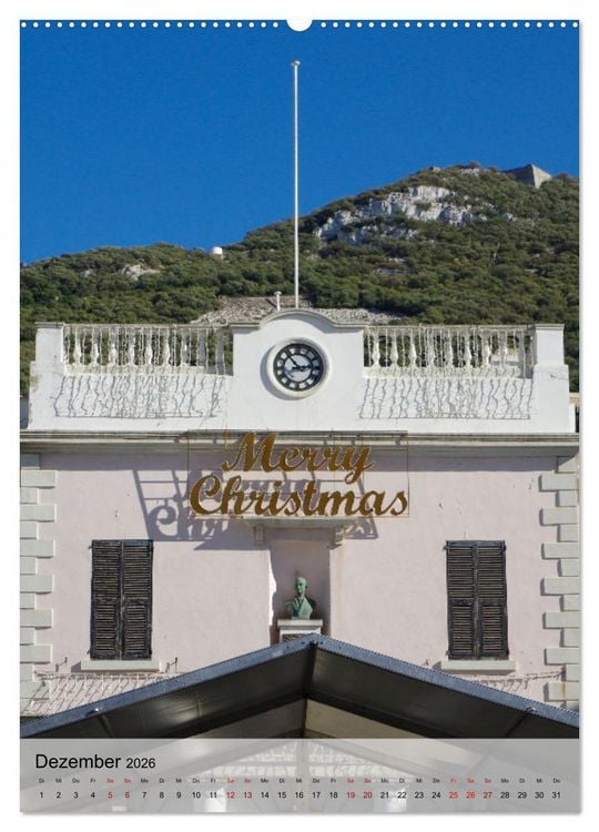 Produktbild: Gibraltar - Britische Kolonie am Mittelmeer (Wandkalender 2026 DIN A2 hoch), CALVENDO Monatskalender
