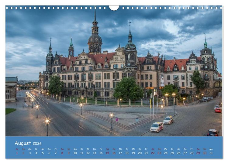 Produktbild: Elbflorenz - Dresden und Umgebung (Wandkalender 2026 DIN A3 quer), CALVENDO Monatskalender
