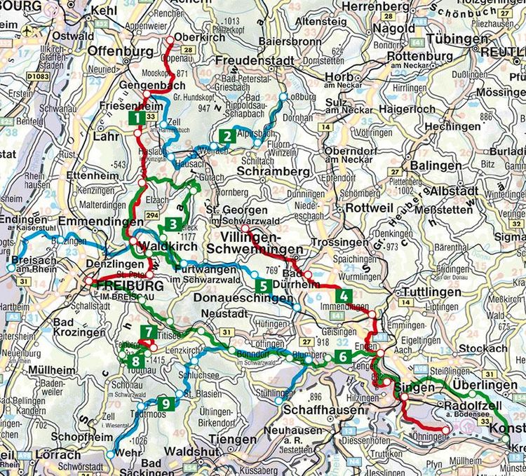 Produktbild: ROTHER Wanderf&uuml;hrer Schwarzwald S&uuml;d/Mitte