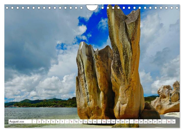 Produktbild: Seychellen - Ein letztes Paradies auf Erden (Wandkalender 2026 DIN A4 quer), CALVENDO Monatskalender
