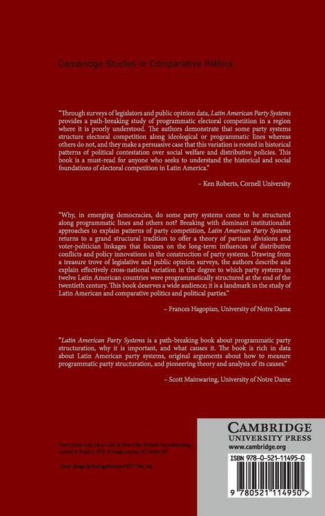 Produktbild: Latin American Party Systems